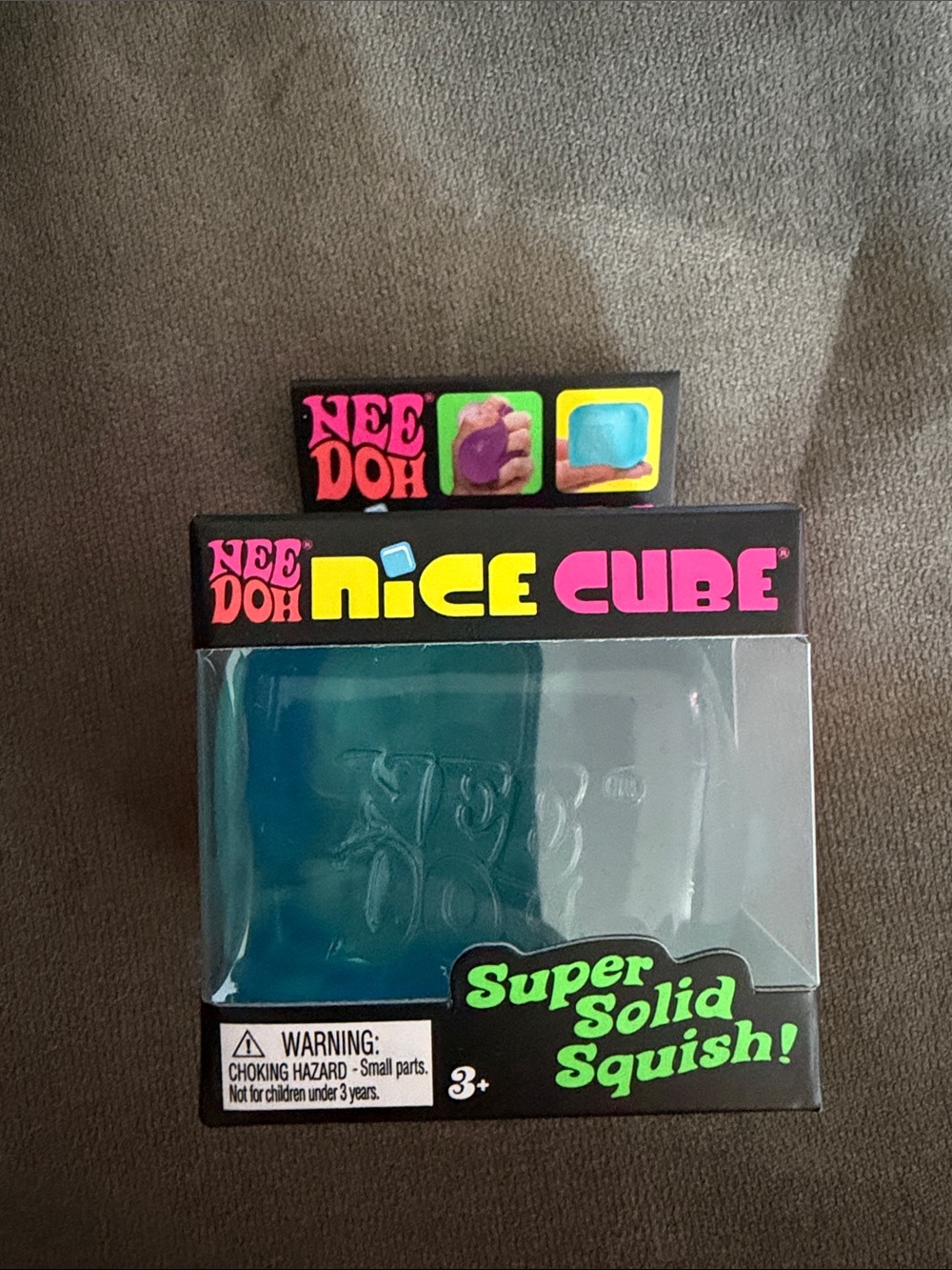 Authentic Nice Cube Super Solid Squish - Blue